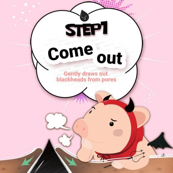 Elizavecca - Black Head Solution 3 Step Kit Nose Pore Strips 6 Packs - Picture 3 of 10